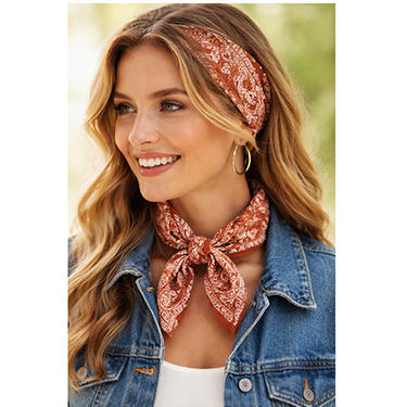 Pamuk İpek Bandana