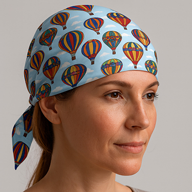 %100 Saf İpek Twill Bandana